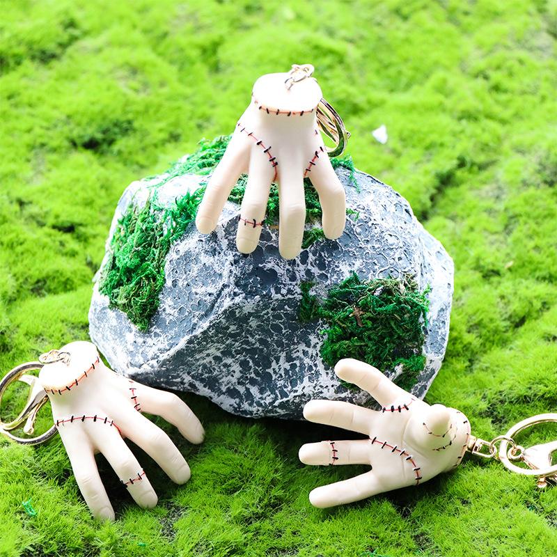 🔥BUY 3 GET 2 FREE🖤Gothic Hand Keychain - Halloween Edition Horror Pendant Accessory