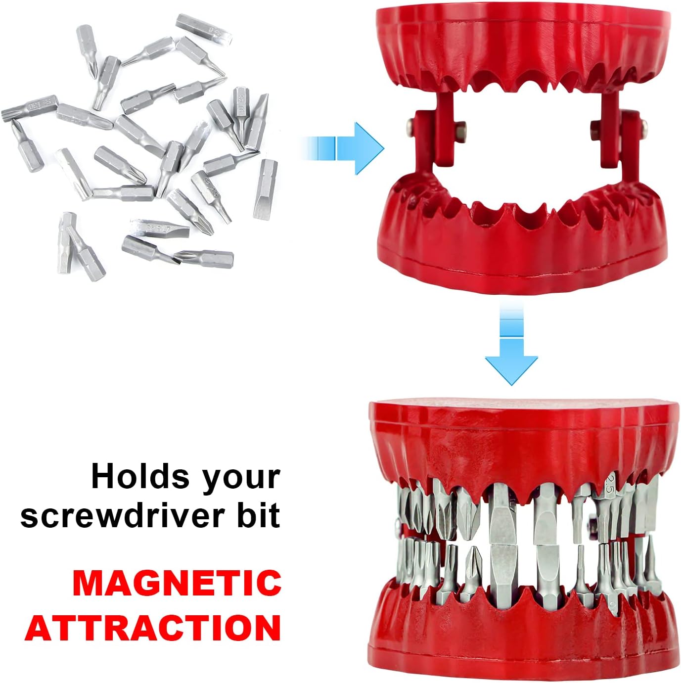 (🎁Early Mother's Day Promo- 70% OFF) Denture Drill Bit Holder with 28 Bits Set (Buy 2 Get Free Shipping)