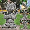 MystiCalls Garden Dragon Meditated Statue Collecting