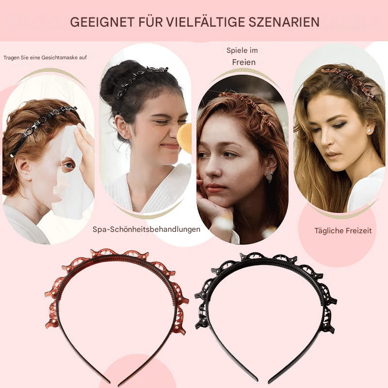 50% Rabatt 🎀 2Stück Doppelte Ponyfrisur Haarnadel