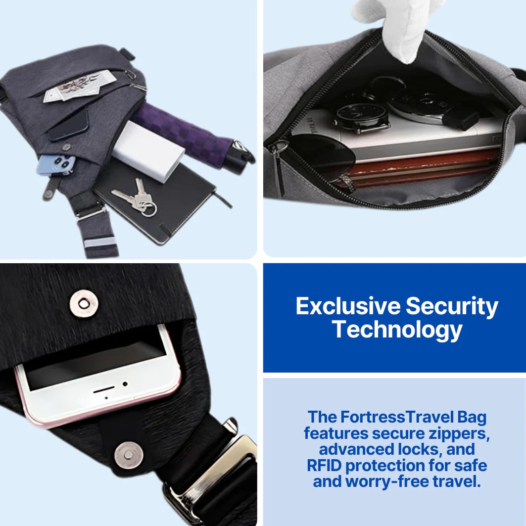 🔥Last Day Promotion 70% OFF🔥Anti-Theft Secure Crossbody Bag⚡Buy 2 Free Shipping