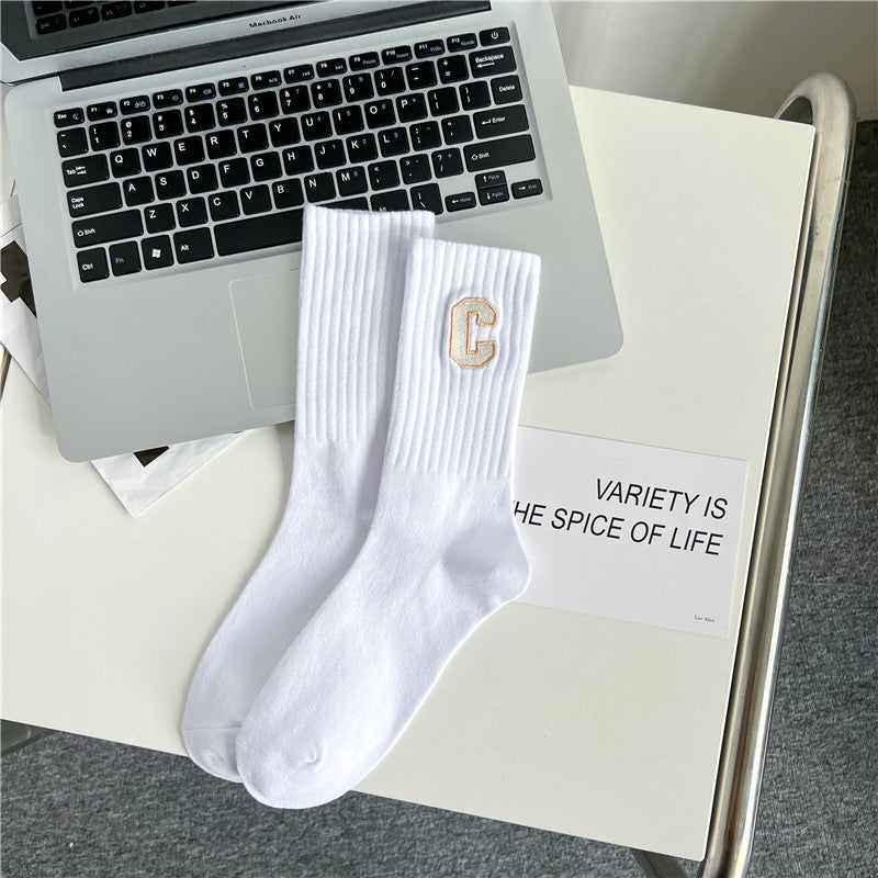 Women's socks autumn and winter cotton deodorant sports women's stockings