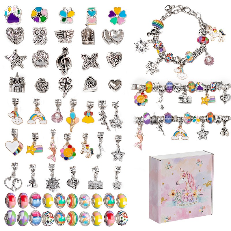 (🔥LAST DAY PROMOTION - SAVE 50% OFF) Charm Bracelet Jewerly Making Kit-BUY 2 FREE SHIPPING