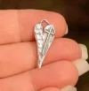 ✝️100% Handmade Silver Cross Healing Heart(𝐉𝐨𝐧 𝐇𝐚𝐦𝐛𝐥𝐢𝐧 𝐇𝐚𝐧𝐝𝐦𝐚𝐝𝐞®)