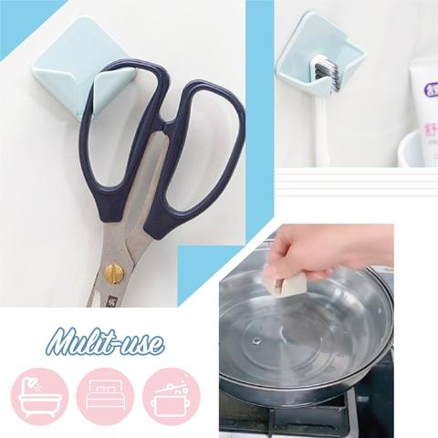 (LAST DAY PROMOTIONS)- All-Around Adhesive Hook- 2 Pcs