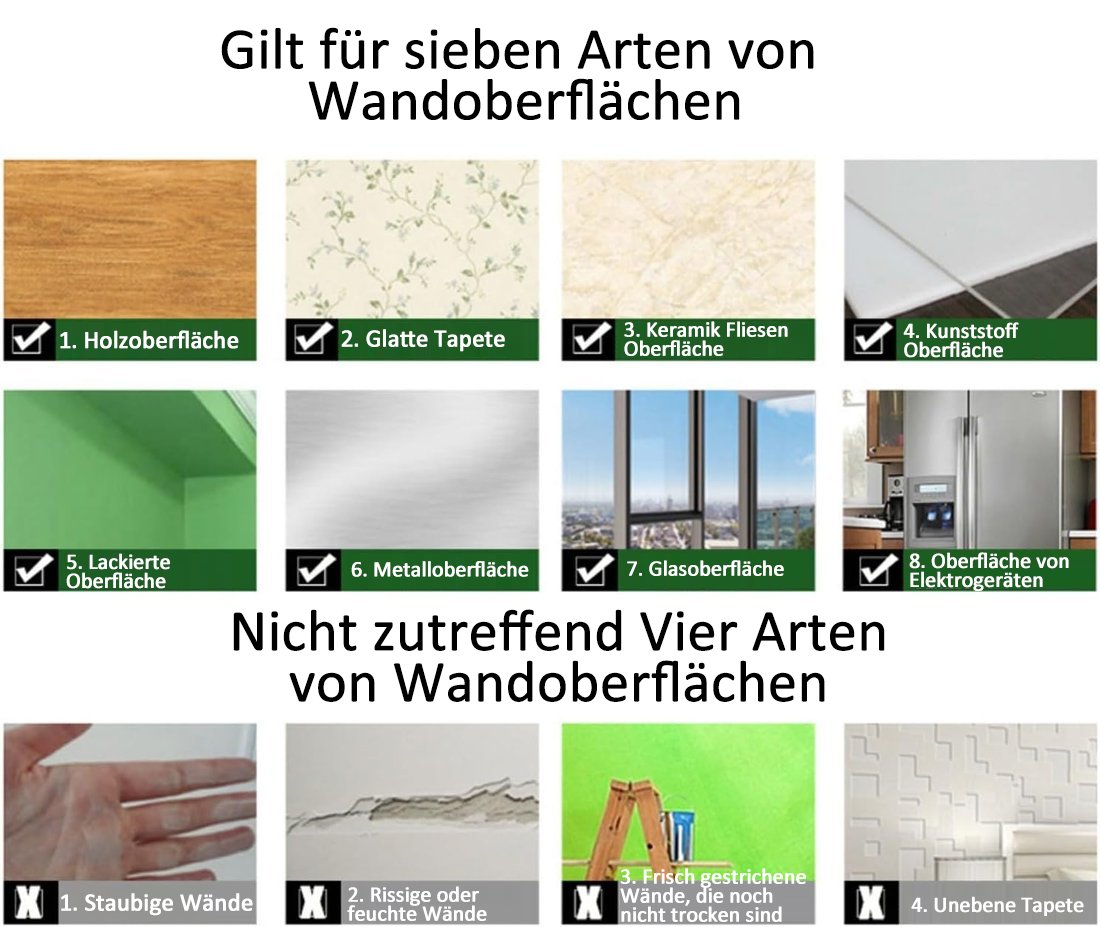 ✨Letzter Tag 49 % Rabatt🔥der nicht zerbricht – selbstklebende Spiegelfolien
