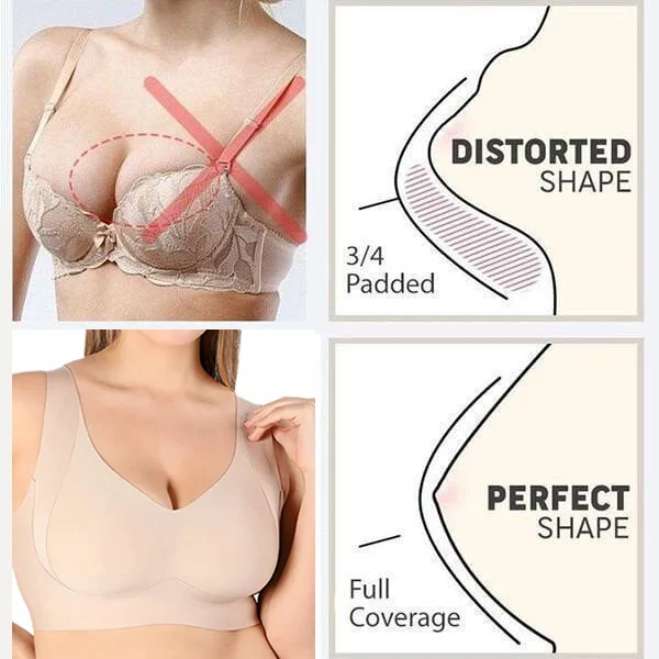 🎁LAST DAY 50% OFF🔥Daily Comfort Wireless Shaper Bra-BUY 2 SAVE $ 15 & FREE SHIPPING