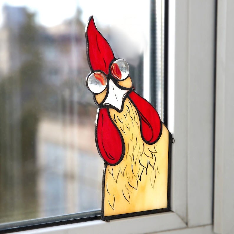 🔥HOT SALE NOW 49% OFF 🎁 - Funny Window Corner Decor - 🐓Peeping Rooster