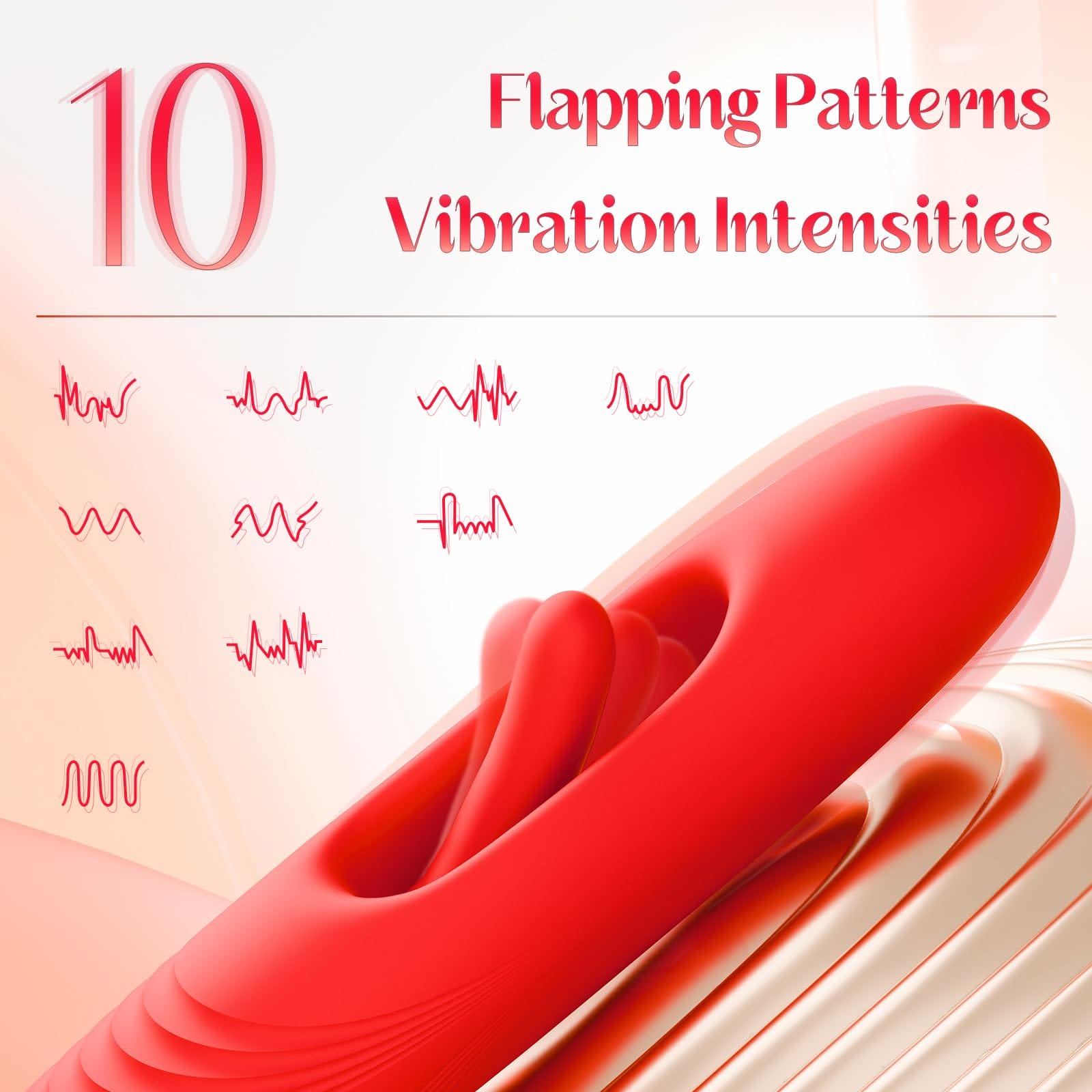 Rose Muncher Lip Tongue Suction Vibrator With Patting Dildo Vibrator