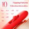 Rose Muncher Lip Tongue Suction Vibrator With Patting Dildo Vibrator