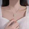 🔥Last Day 70% OFF💕S925 Sterling Silver Moissanite Sunflower Pendant Necklace