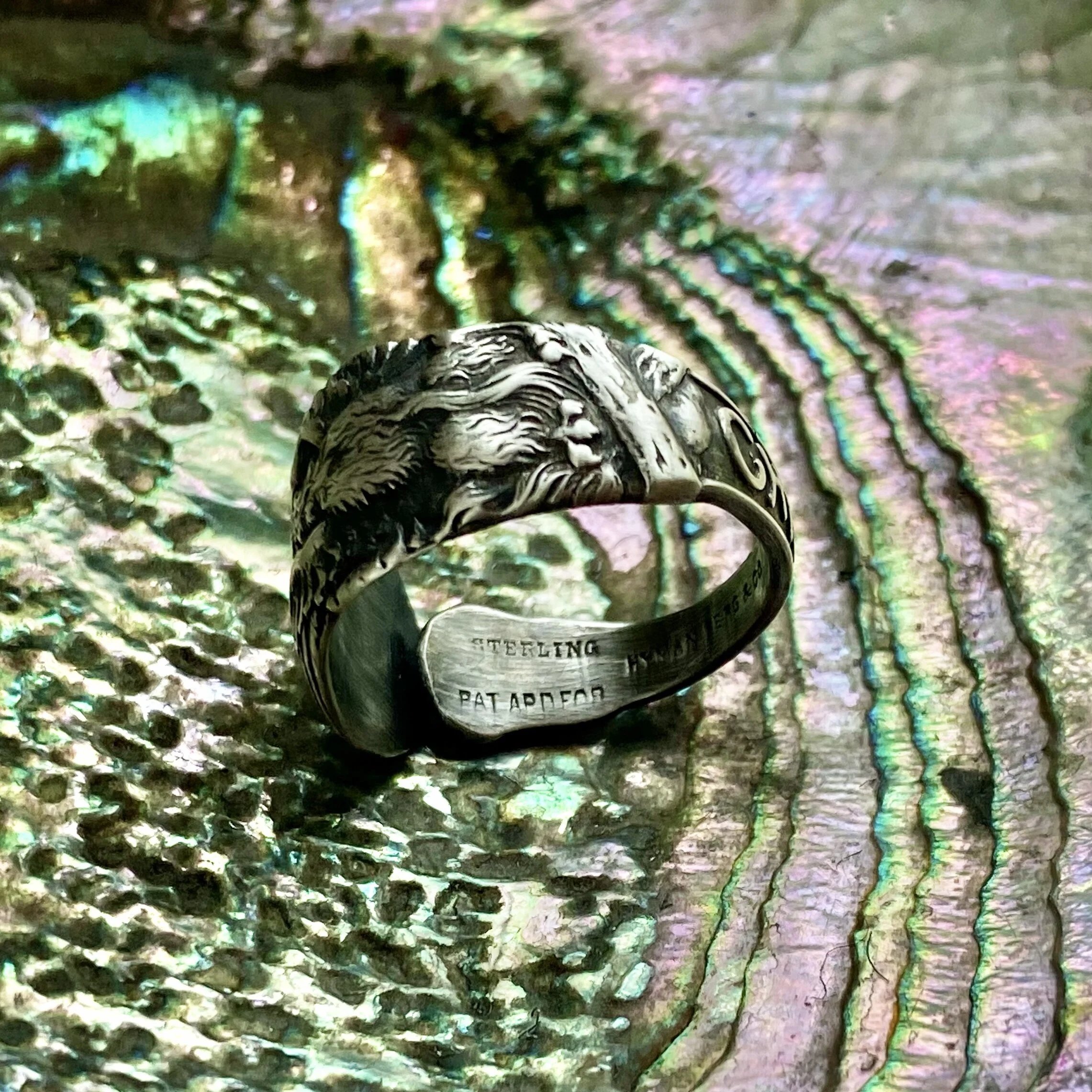 🔥LAST DAY 60% OFF✨Handcrafted Sterling Silver Spoon Ring - Made from Authentic Vintage Silver