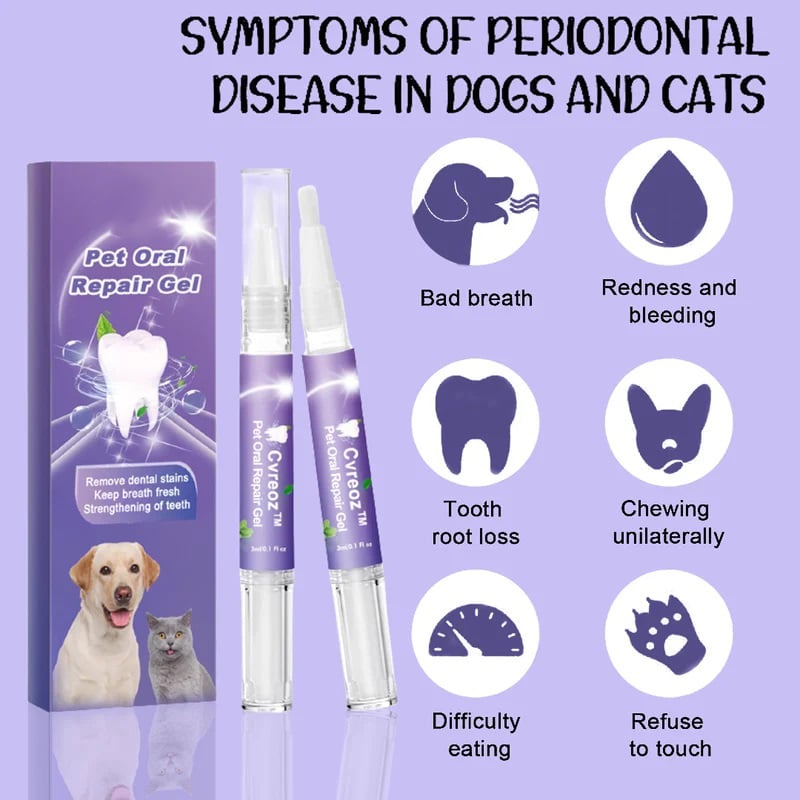 🔥New Year Promotion 48% OFF🐶😺Pet Oral Repair Gel - Eptchn Pet Dentify