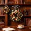 🍁🎁Year-Round Peony Wreath – 🎄Autumn, Halloween & Christmas
