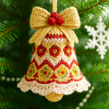 🔥Hot Sale 49% OFF -DIY Crochet Christmas Bell Ornament Kit