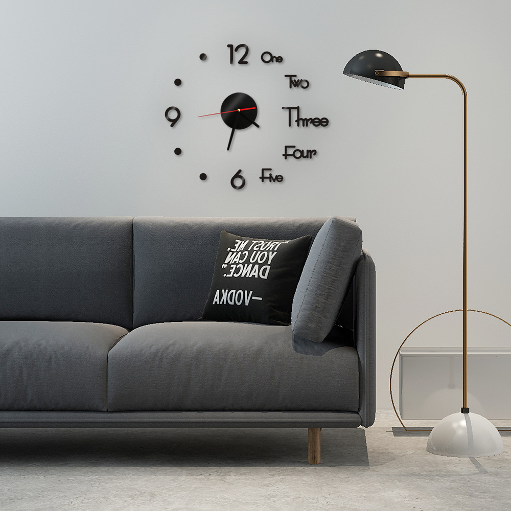 (🔥HOT SALE - 49% OFF) Modern DIY Punch-Free Wall Clock, Buy 2 Get Extra 10% OFF & Free Shipping