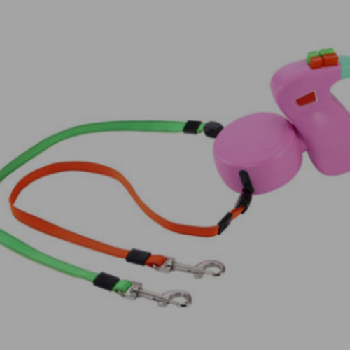 Retractable Double Dog Leash