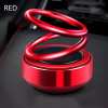 🚗Solar Rotating Double Ring Suspension Car Aromatherapy Ornament💖