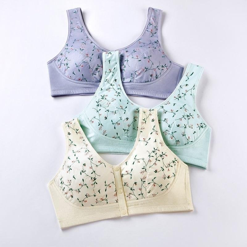 🎁Final Promotion🎁 Convenient Front Button Bra  [ 3 PCS ]