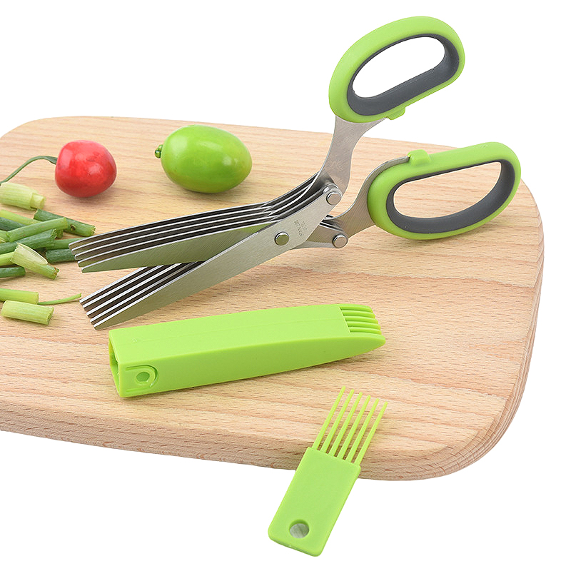 🔥Last day 75% OFF-Updated 5 Cutter Herb Scissors(BUY MORE SAVE MORE)