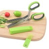 🔥Last day 75% OFF-Updated 5 Cutter Herb Scissors(BUY MORE SAVE MORE)