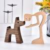 🔥Puppy and Me,original wood sculpture-Buy 2 Get Extra 10% Off