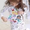 🎁TikTok Last Day Sale - 70% OFF🎨Kids colouring pajama sets with markers