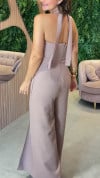 Women Often Wear Split Fake Two-piece Temperament Jumpsuit