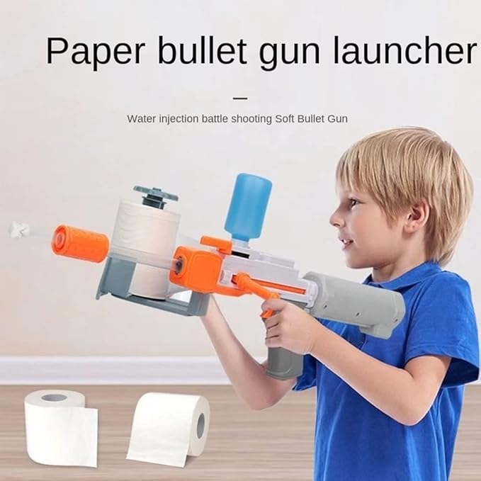 Toilet Paper Launcher Gun