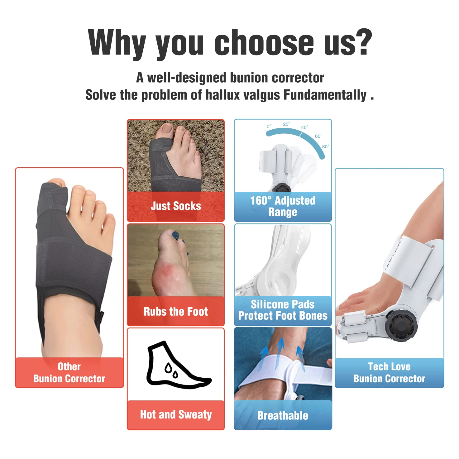 (🌲Early Christmas Sale- SAVE 48% OFF)Orthopedic Bunion Toe Corrector(BUY 2 GET FREE SHIPPING)