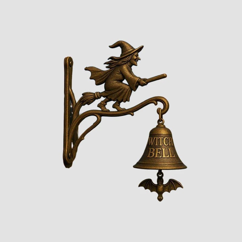 🎁Last Day Sale - 70% OFF🎉🧙‍♀️Let the magic welcome your guests at the door🔔 Witches Bell