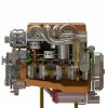Gasoline OHV V8 Small-block Engine Model Kits 4-Stroke 44cc Water-Cooled 1/6