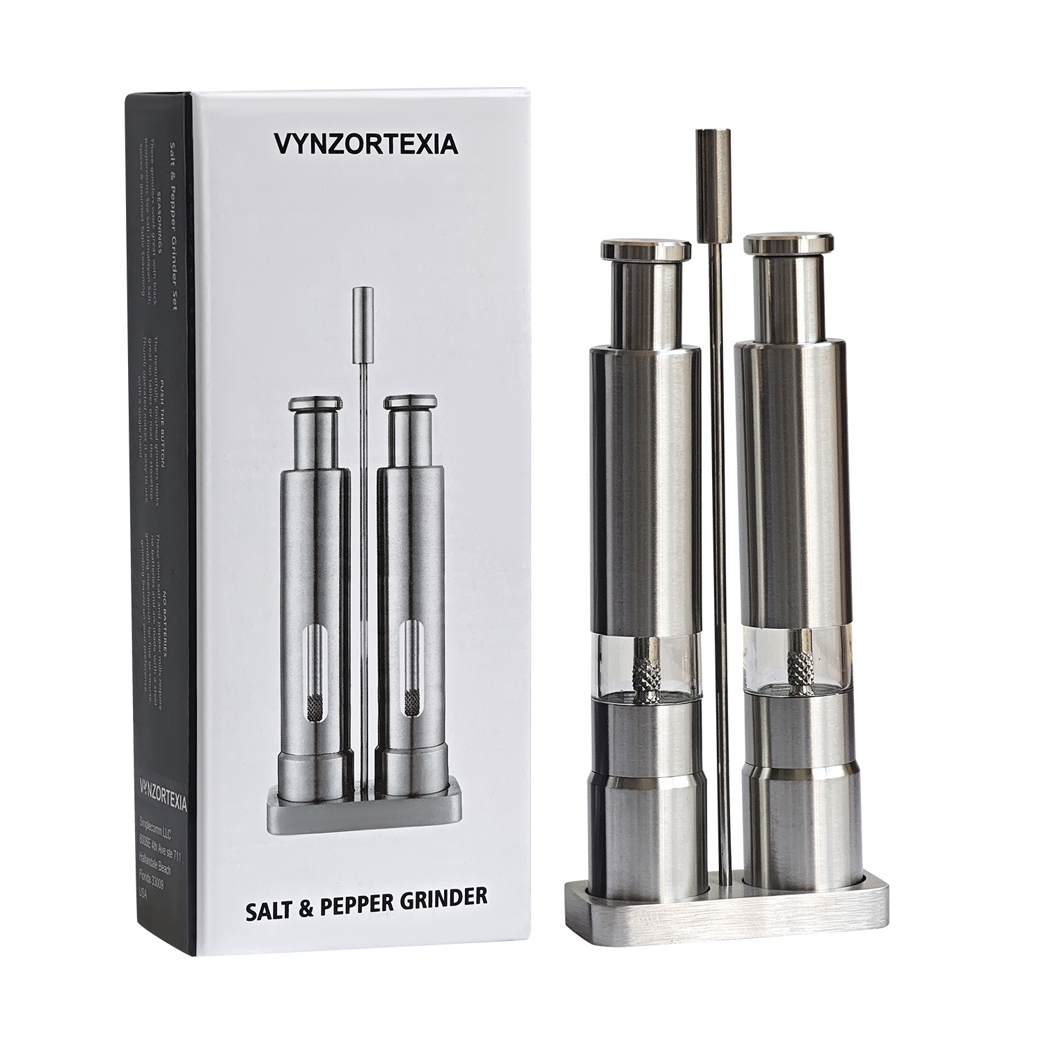 🔥Salz- und Pfeffermühle aus Edelstahl