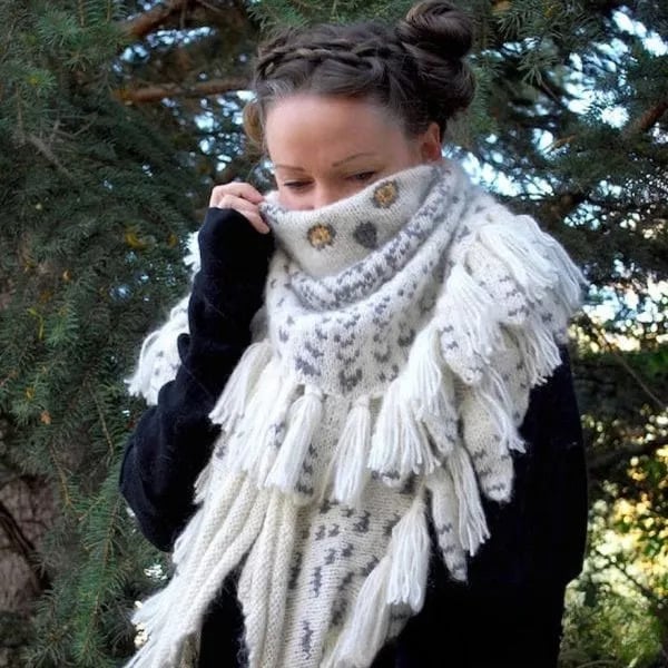 2022 NEW ! RETRO OWL SCARF