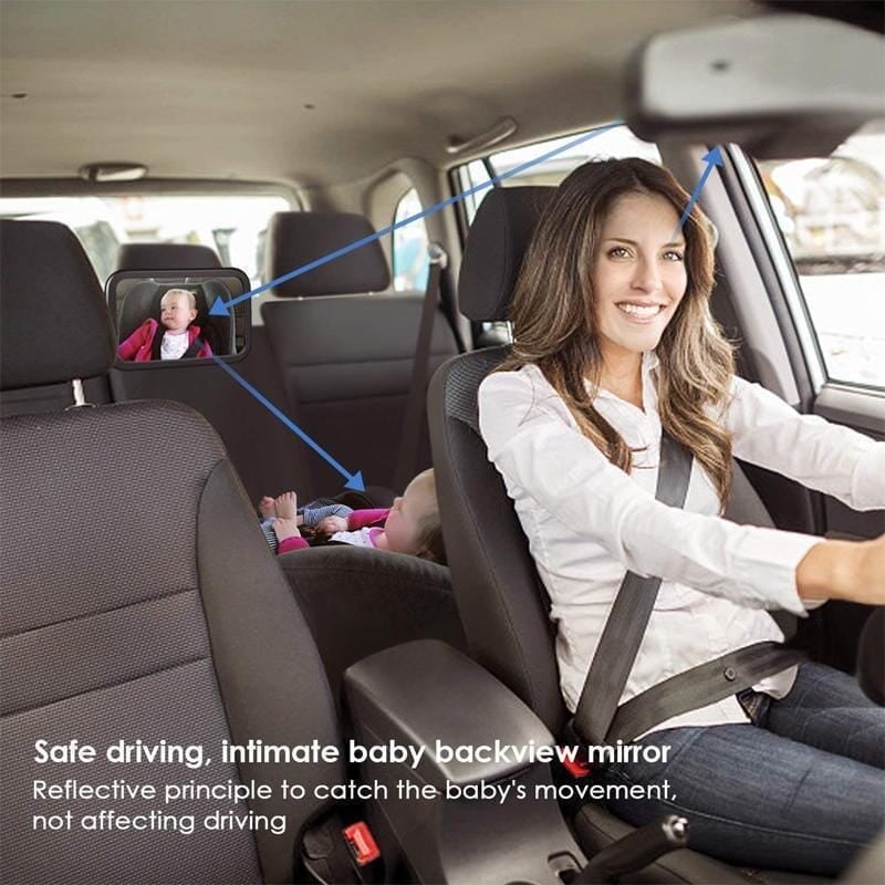 (🎉Last Day Promotion 50% OFF) Baby Safety Mirror For Car & Back Seat Mirror - Buy 2 Get Extra 10% OFF & FREE SHIPPING