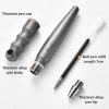 Titanium Alloy EDC Tactical Self-Defense Window Breaking Pen