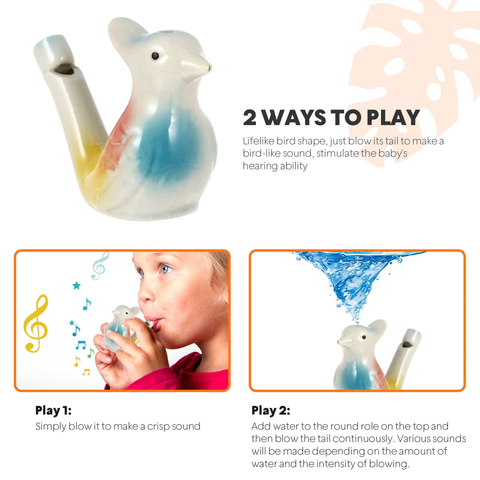 🔥Hot Sale 49% OFF - Ceramic Bird Water Whistles
