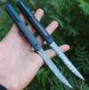 Carbon fiber handle Damascus Blade Knife