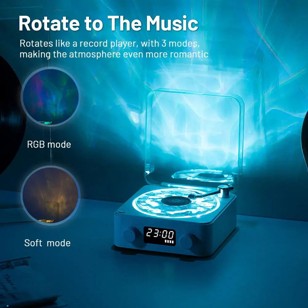 🌊 Ocean Waves Speaker Lamp with RGB Lighting 🎵