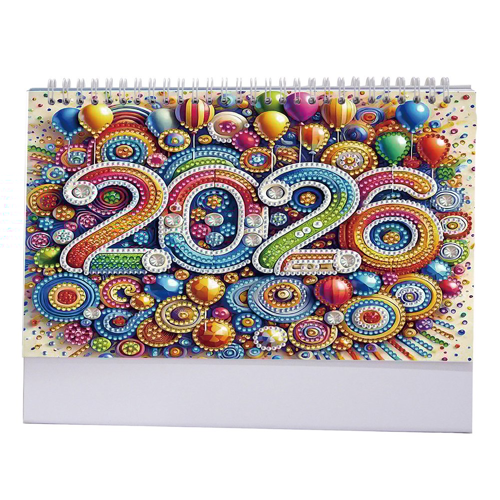 🔥Last Day Promotion 50% OFF🔥2026 DIY Special Shape Desktop Diamond Standing Calendar