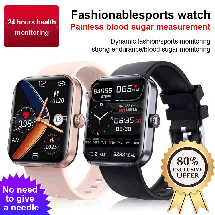 [All day monitoring of heart rate and blood pressure] Bluetooth fashion watch（Support 24 languages）（ Buy 2 free shipping）