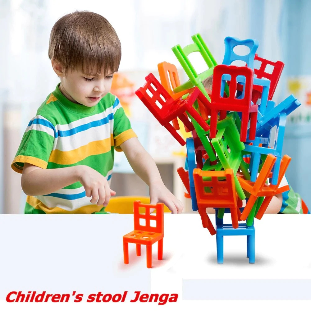 Christmas Hot Sale 48% OFF - Chairs Stacking Tower Balancing Game - 🔥BUY 3 GET 1 FREE