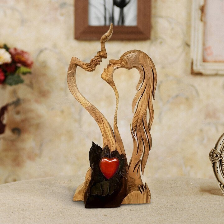 (Valentine's Day Hot Sale-- 50% OFF🔥) Love eternal wooden decoration ornaments- BUY 2 FREE SHIPPING