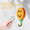 🌻Smiling Sunflower Wall Hook – Easy Wall Storage Hack for Key