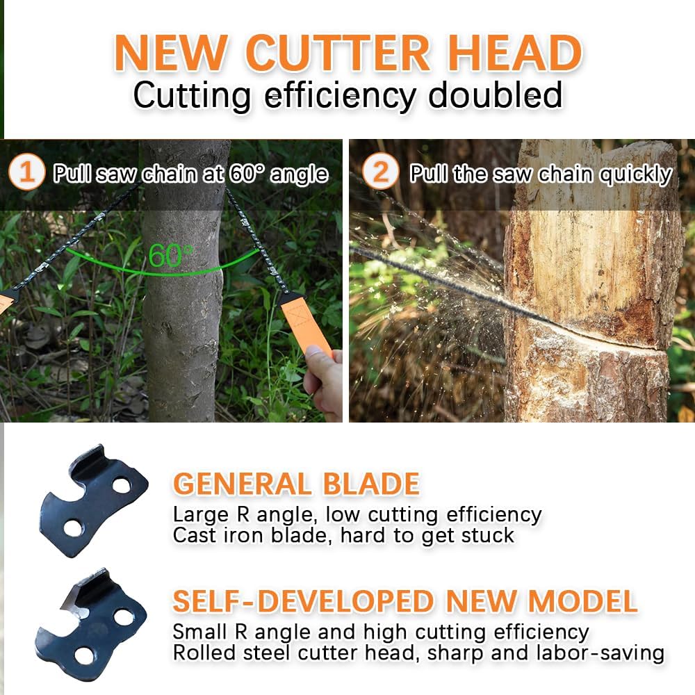 🎁TikTok Last Day Sale - 70% OFF🎉Manual Hand Steel Rope Chain Saw