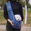 Dog Sling Carrier Evergreen 100% Organic Cotton For Cats too