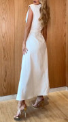 Women's V-neck Cap Sleeve Casual Dress