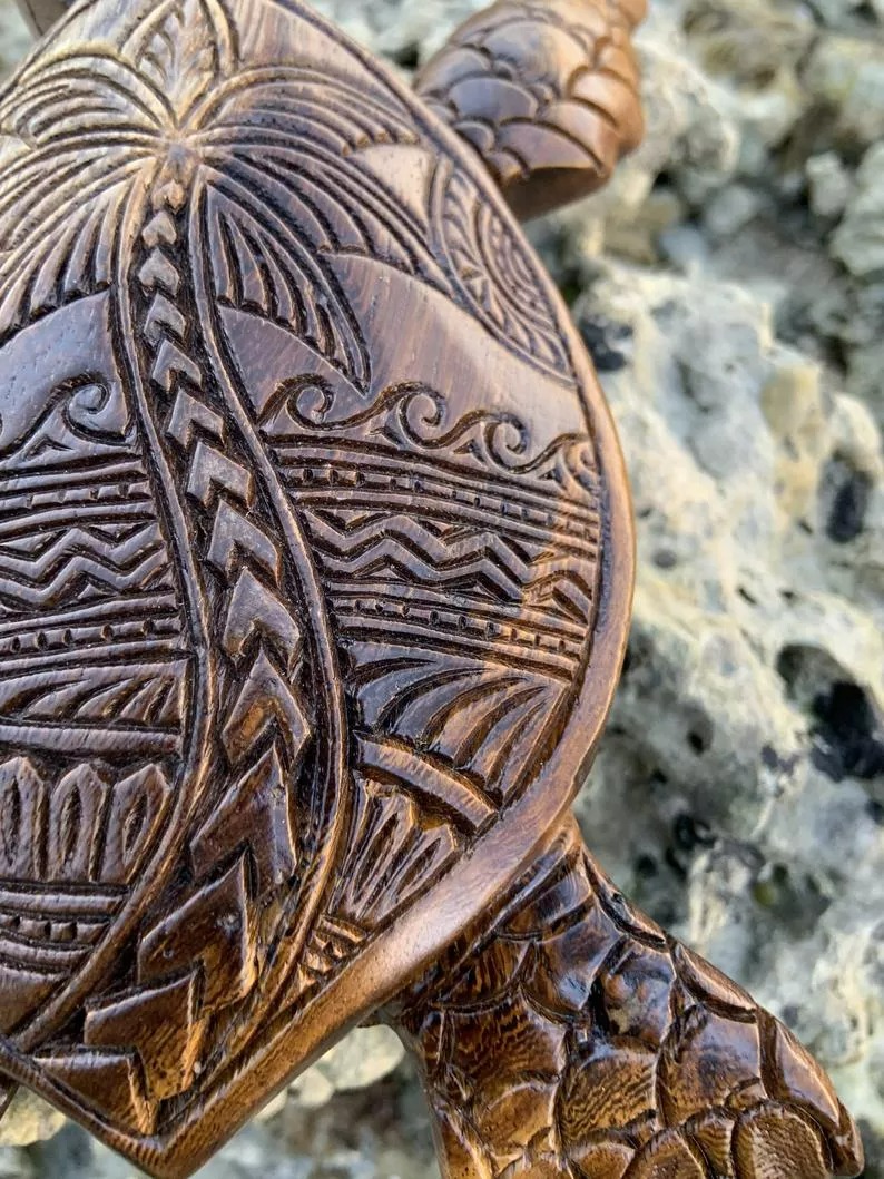 (🔥LAST DAY PROMOTION - SAVE 50% OFF) Hawaiian Turtle Woodcarving - BUY 2 FREE SHIPPING