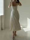 🔥Last Day 49% OFF - 💗2023 NEW WOMEN'S THICK STRAPS MIDI DRESS