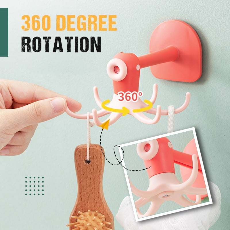 (🌲Early Christmas Sale- SAVE 48% OFF) 360-degree Rotatable Octopus Hook